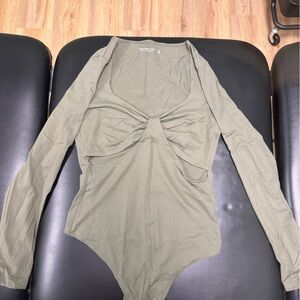 Abercrombie & Fitch Soft Olive Top